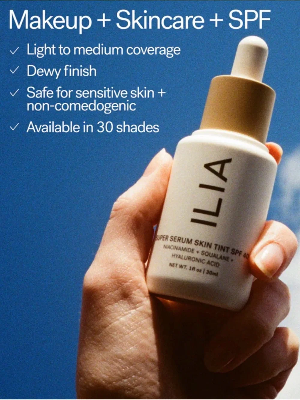 ILIA Super Serum Skin Tint SPF 40 - Diaz ST7